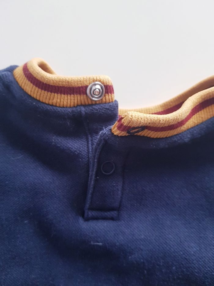 Tape À L'Œil - Ensemble sweat manches longues + pantalon bien chaud, doublé polaire (9 mois) - photo numéro 6