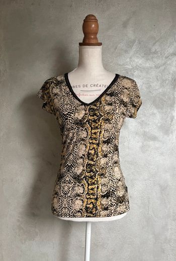 Tee-shirt imprimé python Morgan