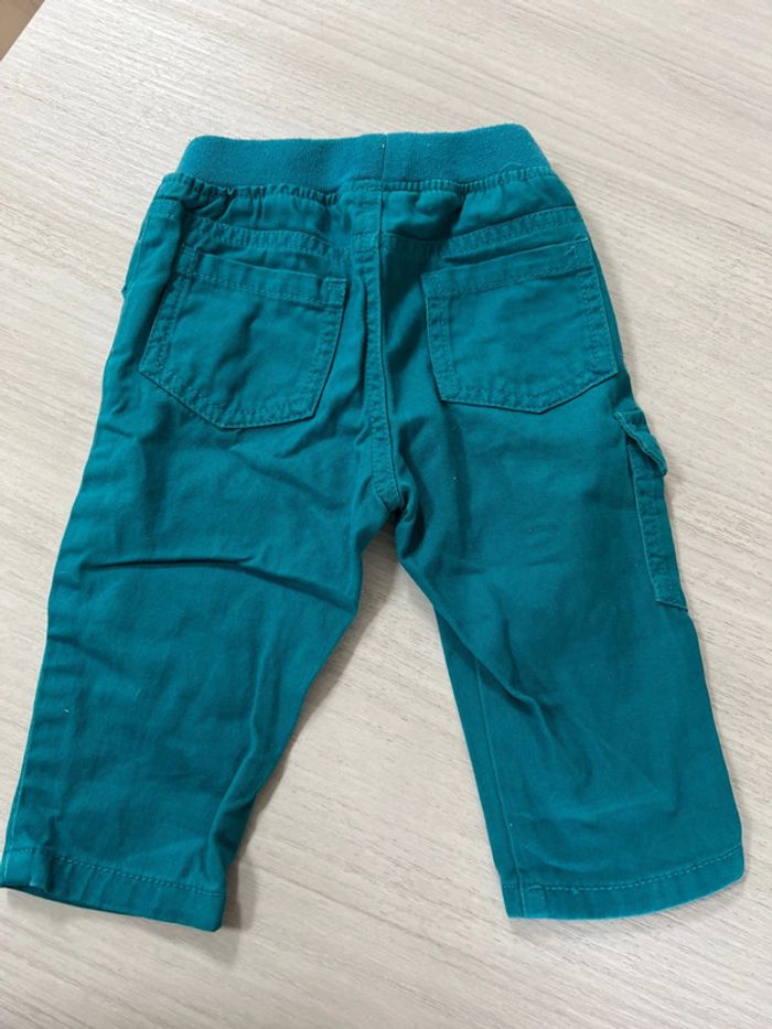 Pantalon bleu du pareil au même 9 mois - photo numéro 4