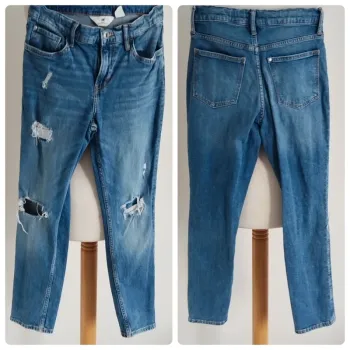 Jean troué slim fit H&M taille 12 ans