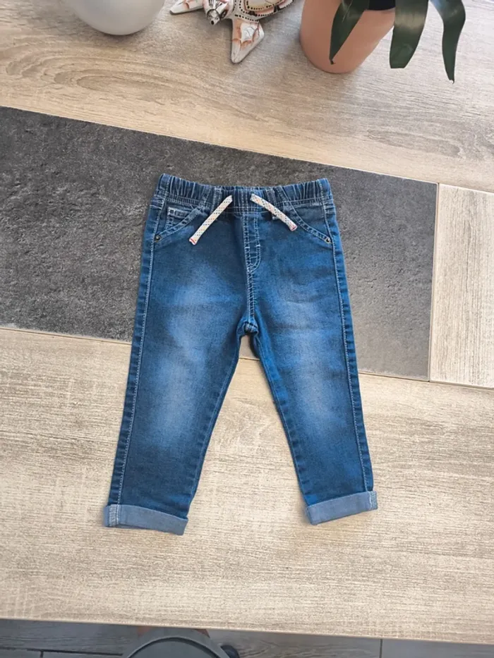 Pantalon jean souple extensible garçon 12 mois 80cm Mayoral - photo numéro 2