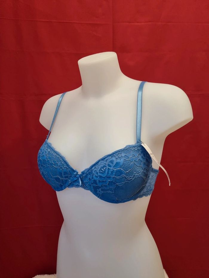 Manoukian soutien gorge bleu * 85C * - photo numéro 3