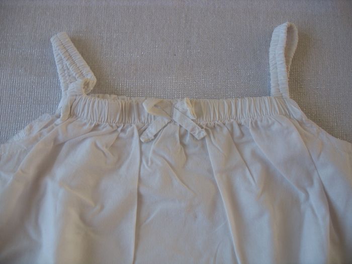 DÉBARDEUR BLANC BÉBÉ FILLE "IN EXTENSO" - 24 MOIS - n°01 - photo numéro 4