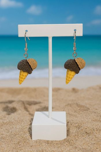 Boucles d’oreilles glaces cônes