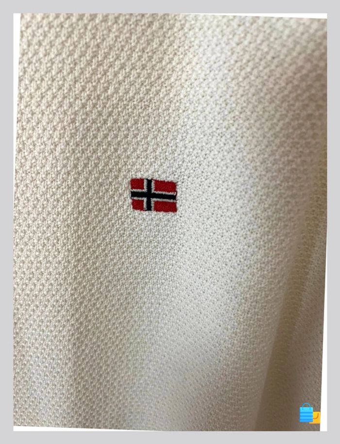 Pull Napapijri – Taille M – Écru – 100 % coton - photo numéro 2