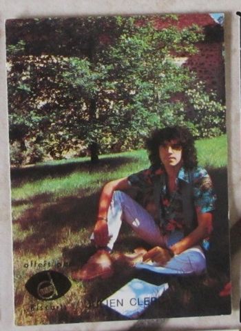 Carte de collection Julien CLERC 7 x 5 cm