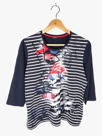 T-shirt Marinière Gerry Weber Paillettes - Taille 42/44