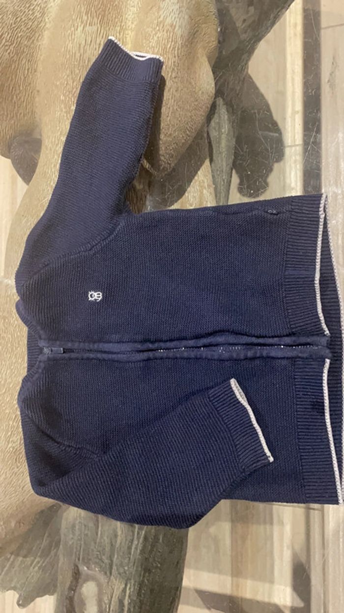 Gilet bleu marine  okaidi - photo numéro 2
