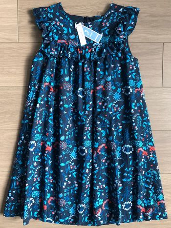 Robe chasuble en Liberty Maynard's garden Jacadi T-12 ans