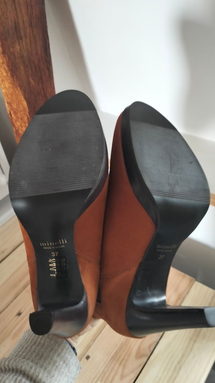 Bottines marron Minelli - photo numéro 8