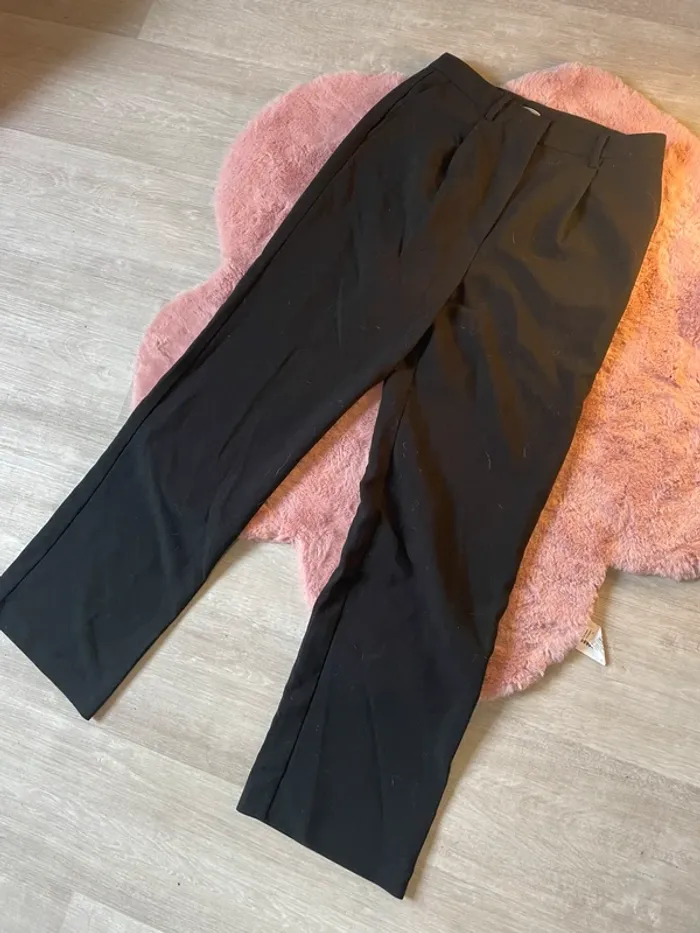 Pantalon large noir