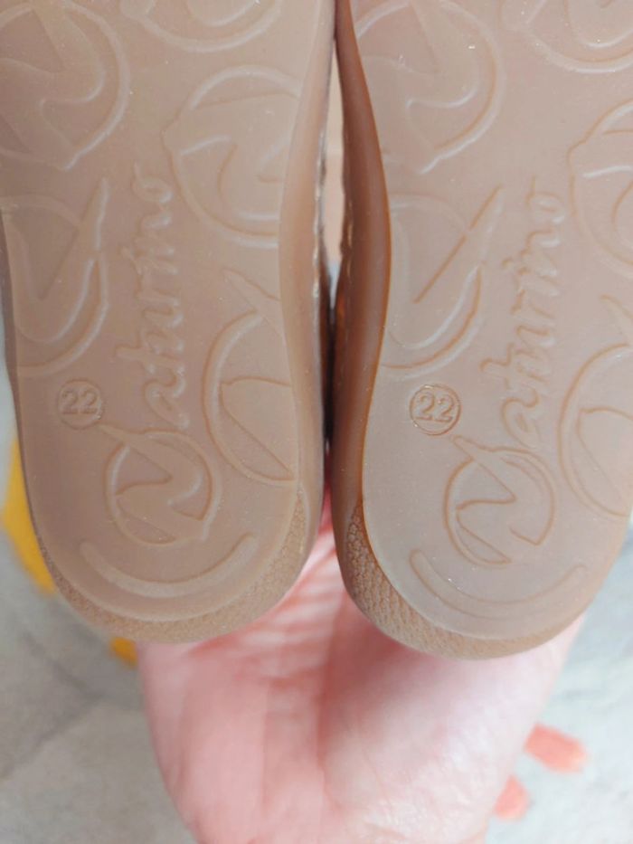 Sandales Naturino wad mettalic gold rose 22 - photo numéro 5