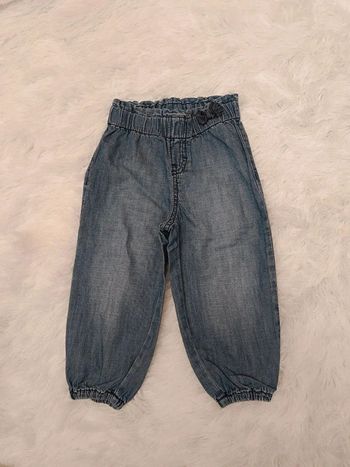 Pantalon jogger effet jean / denim avec détails T. 12 - 18 mois H&M