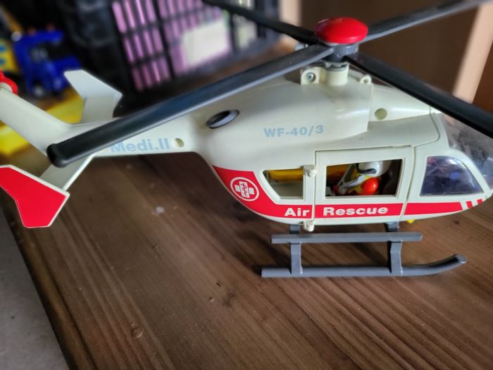 Hélicoptère de secours playmobil - photo numéro 2
