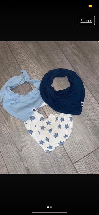 Lot de 3 bavoirs H&M