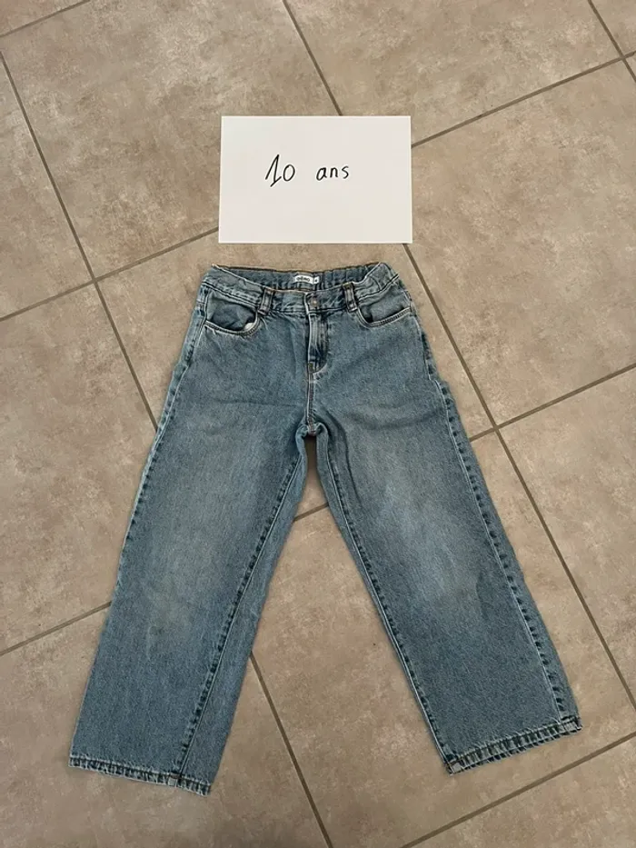 Jeans large 10 ans