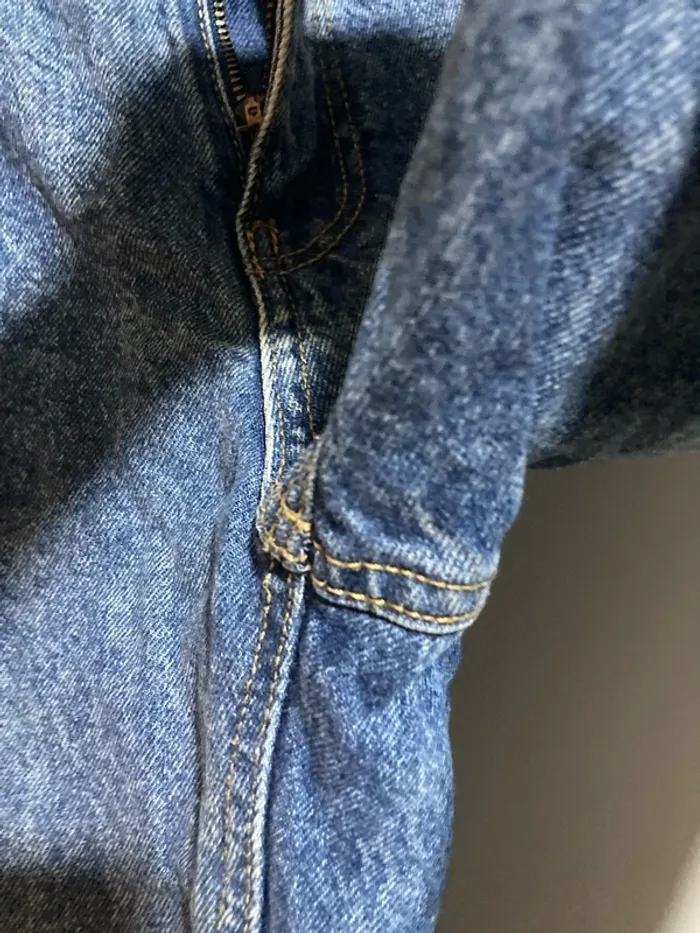 Jean mom bleu Bershka – Taille 34 - photo numéro 6