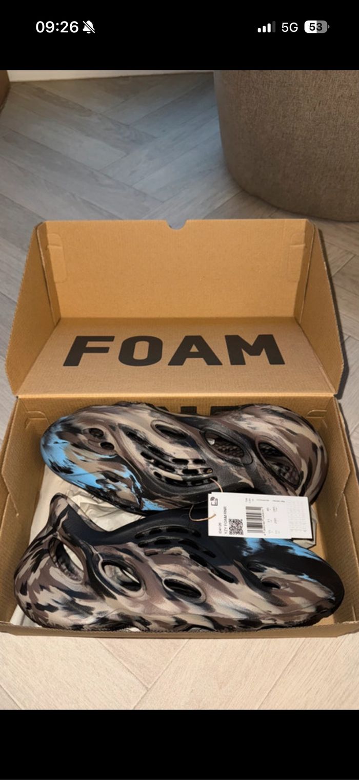 Yeezy foam RNR - Mx cinder - photo numéro 9