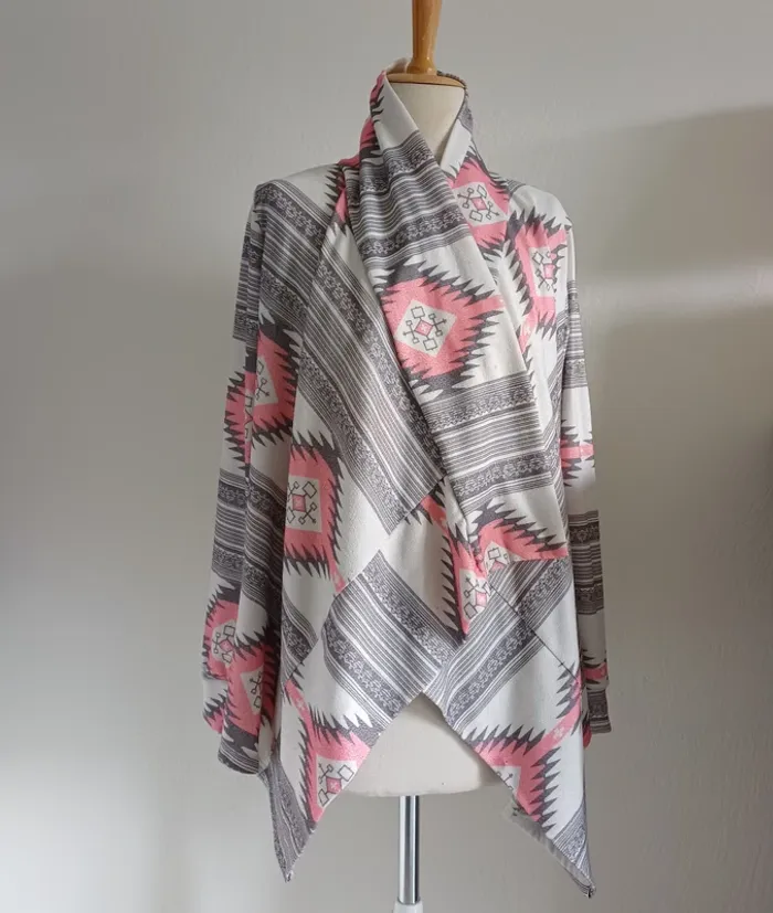 Gilet style poncho taille L