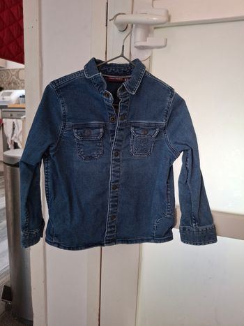 Chemise veste en jean sergent major 3 ans