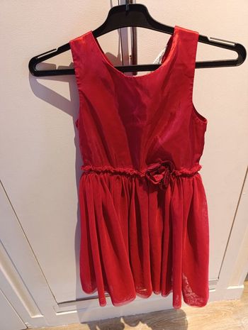 Magnifique Robe rouge pailleté H&M 134 cm