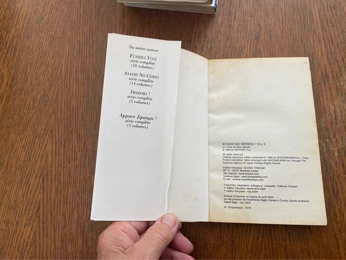 Lot de 10 Manga Ayashi no Ceres - photo numéro 4