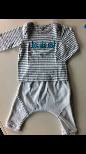 Ensemble premaman sarouel velours 9 mois