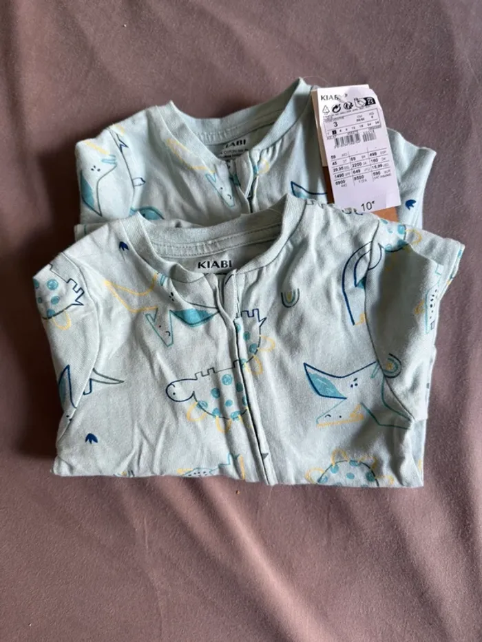 Pyjama grenouillère légère neuf avec étiquette Kiabi - photo numéro 2