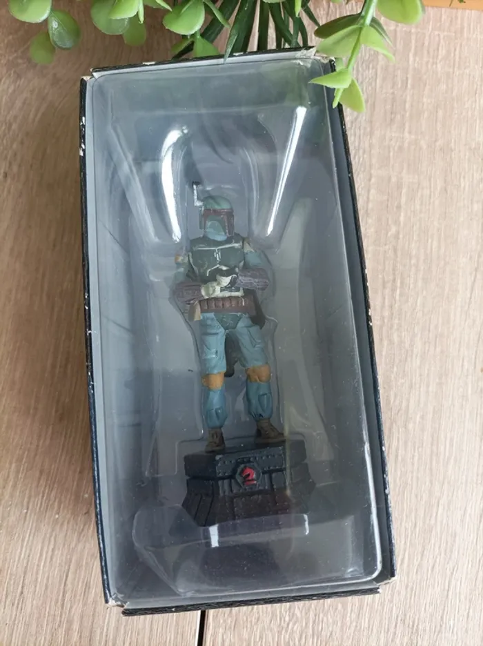 Figurine pièce d'échecs Boba Fett Star Wars Altaya - photo numéro 2