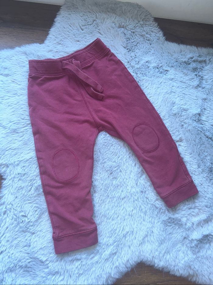 Bas de jogging bordeaux - 18 mois - Tex Baby