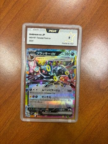 Pokémon - Umbreon Noctali 093/187 Japon PCA 9,5 NEUF