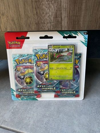 Carte Pokémon Tripack Pokémon EV9 – Aventures Ensemble écarlate et violet Scellé – FR