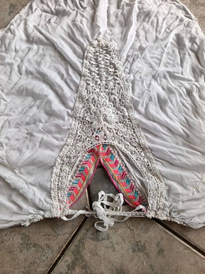 Chemise blouse dentelle taille unique manche - photo numéro 12