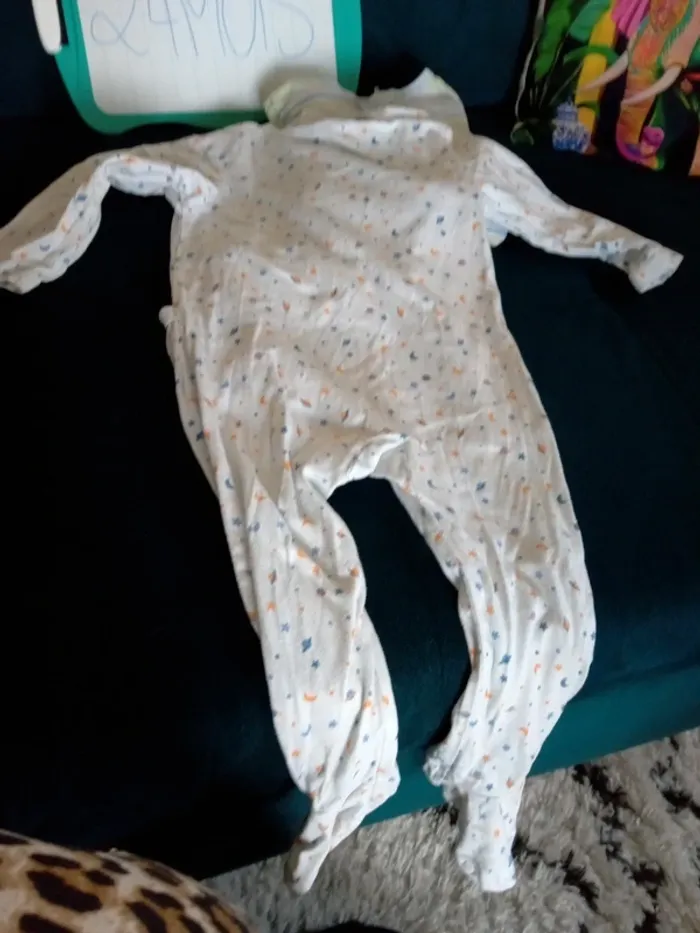 Lot de 3 pyjamas grenouillères 24mois - photo numéro 6