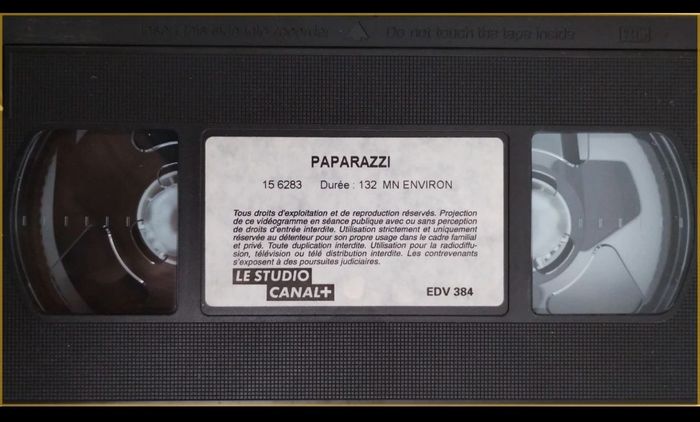 📼 K7 VHS collector paparazzi (avec Johnny Hallyday) - photo numéro 4