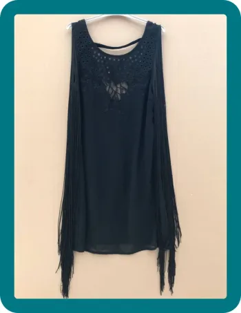 Robe noire bershka M