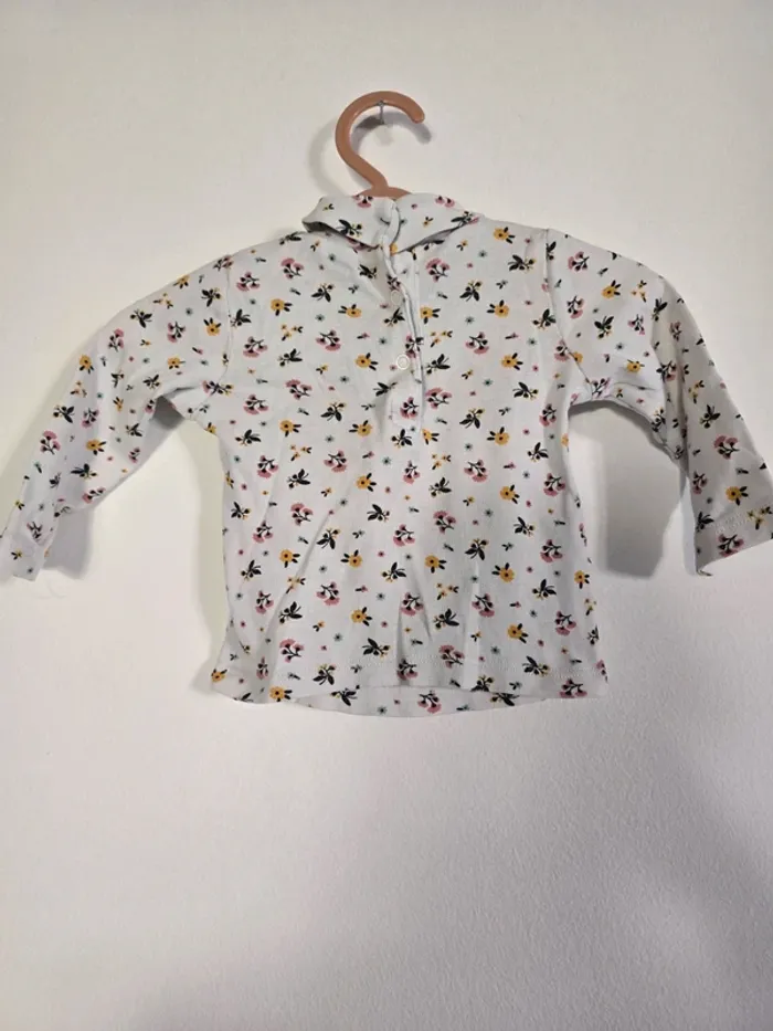 Lot sous pull + gilet bébé fille - 6 mois - photo numéro 6