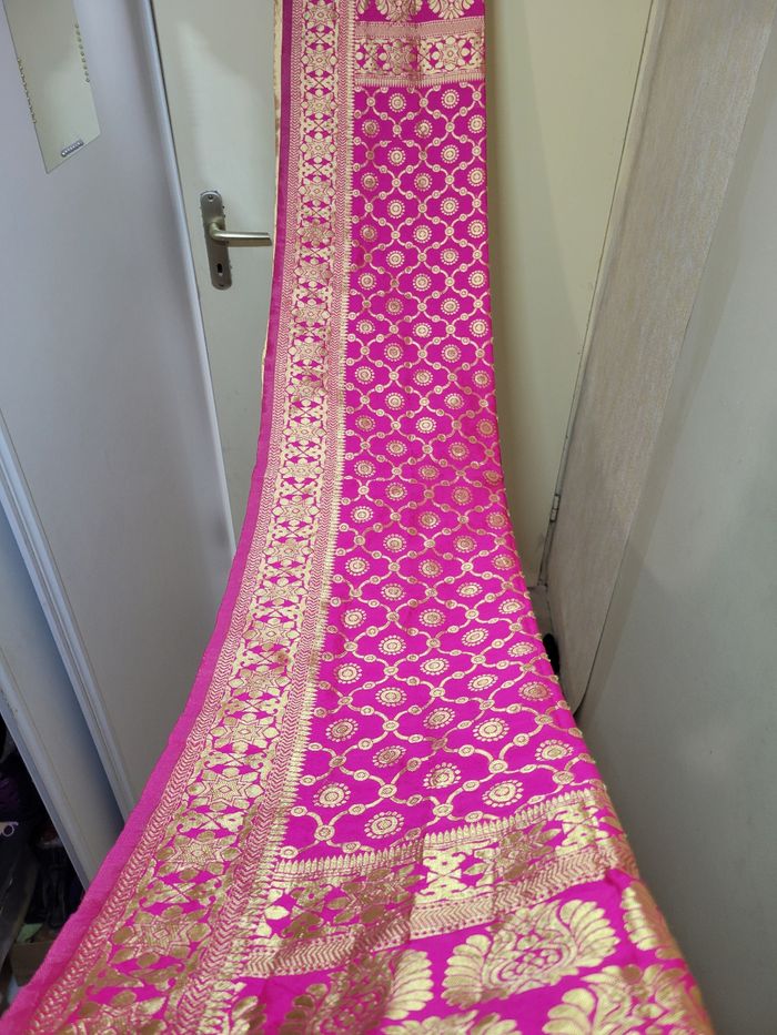 Châle indienne en soie Neuf - photo numéro 4