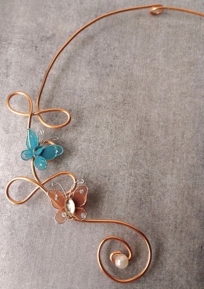 Collier métal doré - photo numéro 3