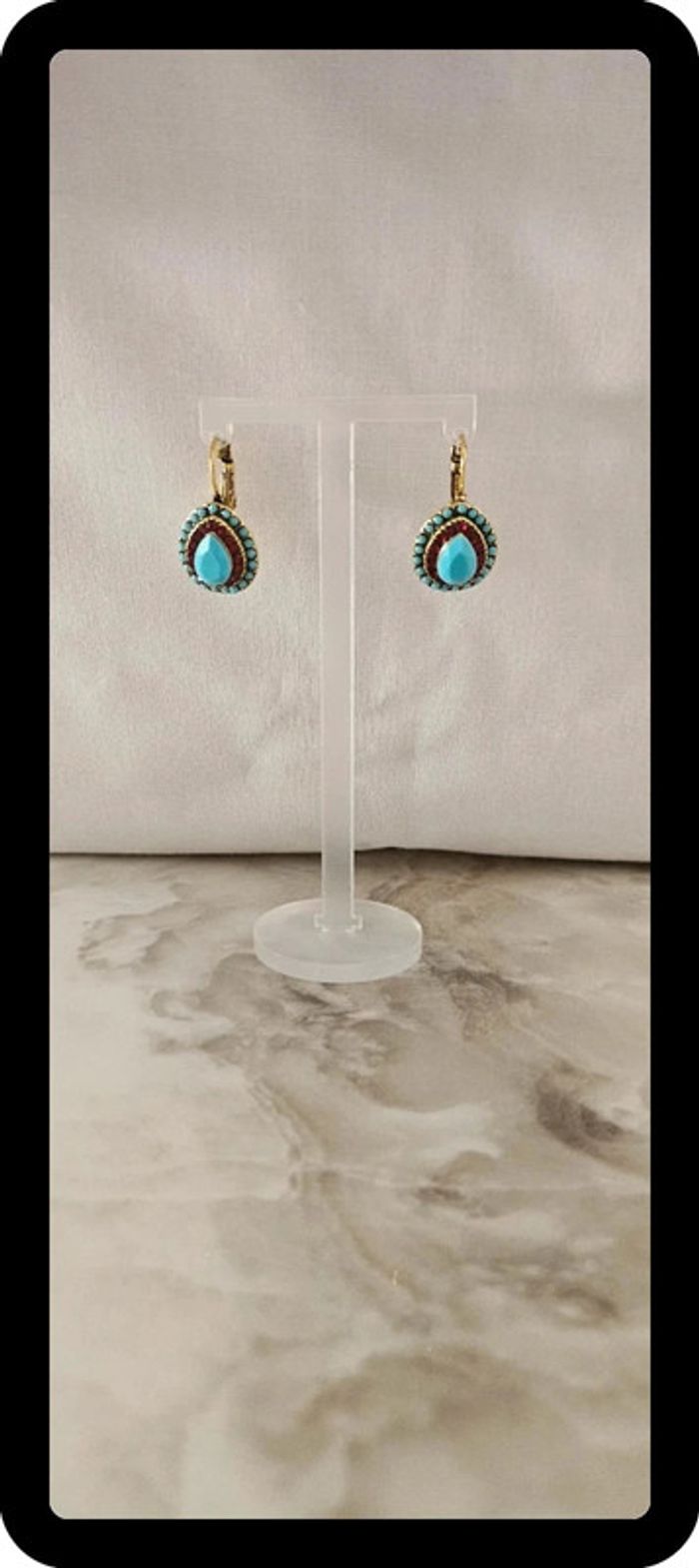 Boucles d'oreilles pour femme en acier inoxydable - photo numéro 2