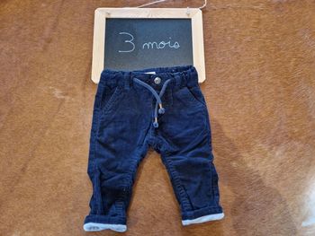 Pantalon velours 3 mois