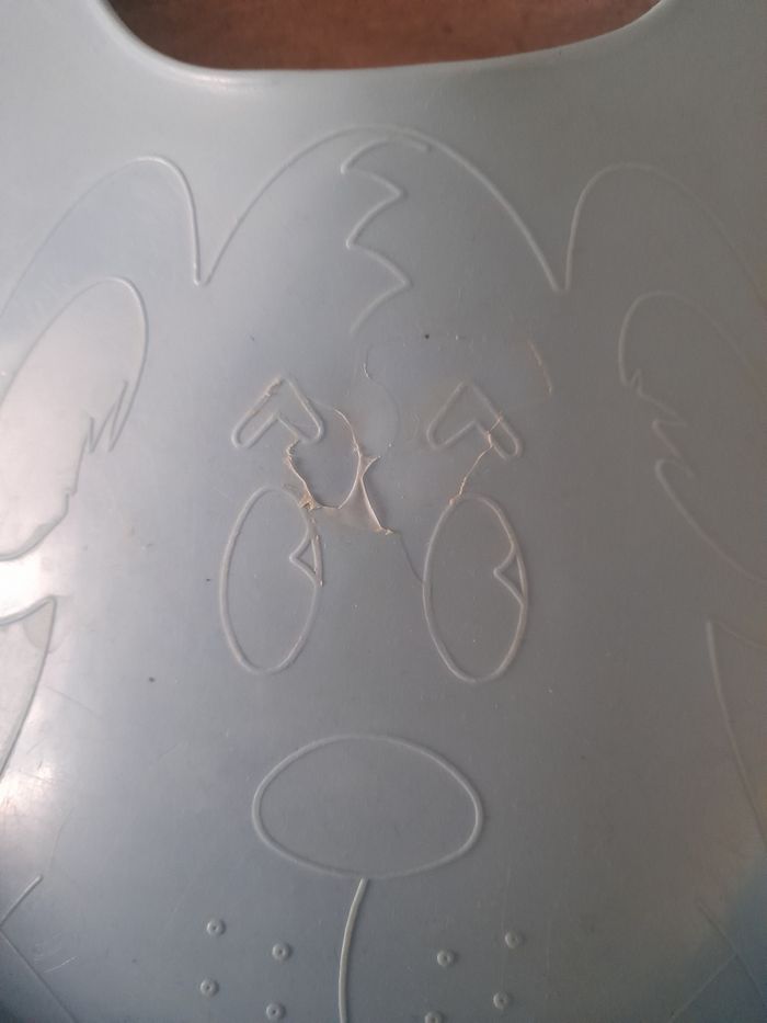 Lot de 2 bavoirs rigides bleu - photo numéro 2