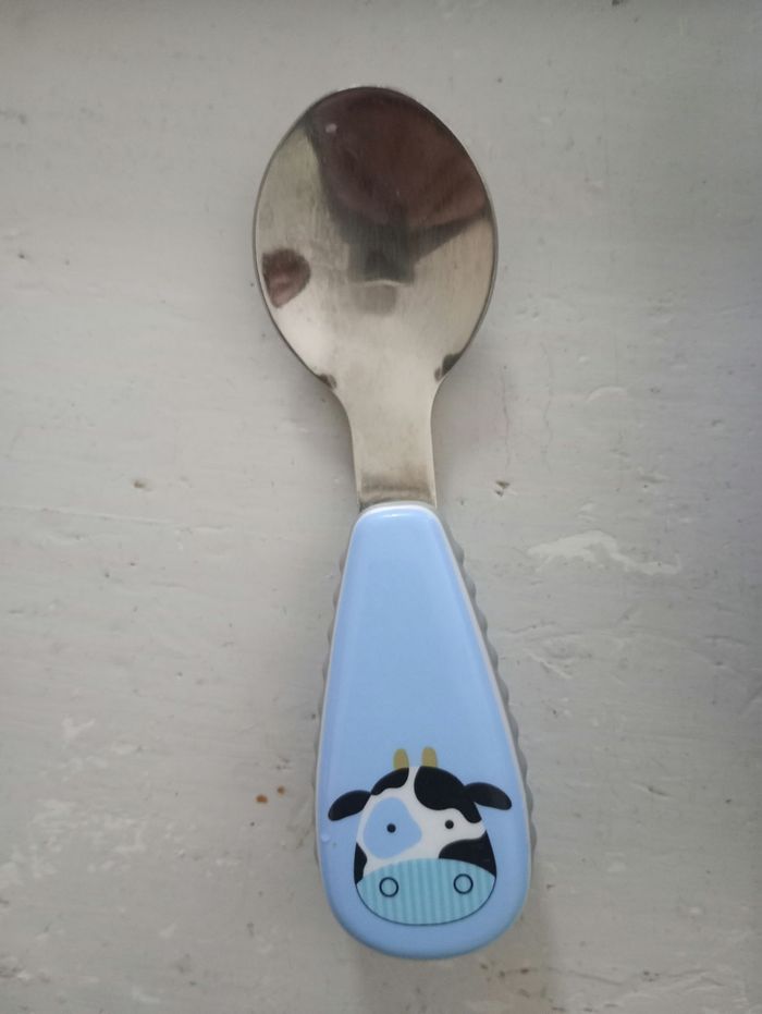 Assiette bébé repas vache - photo numéro 4