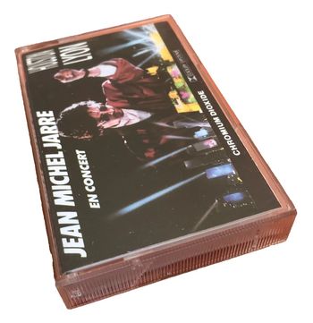 Cassette audio Jean Michel Jarre En concert Houston Lyon (1987) Disques Dreyfus FDM 36147-4