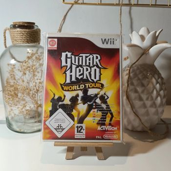 Wii jeu guitar héro world tour