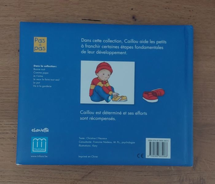 Caillou : je veux le faire tout seul - Trifora - photo numéro 4
