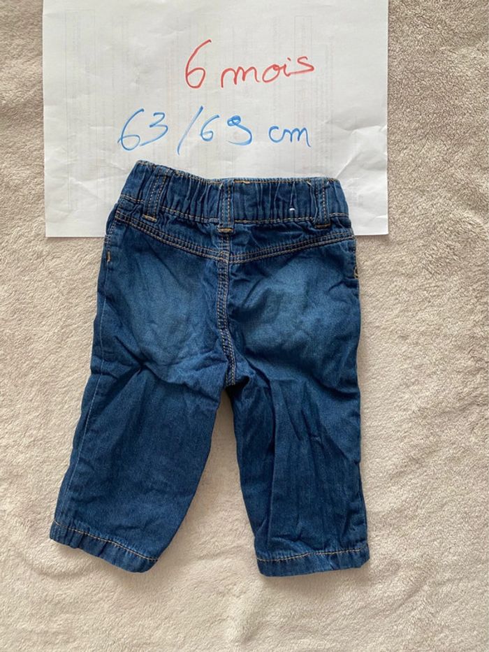 Lot de 2 pantalons doublés chaud - Tex et autre - 6 mois - TBE - photo numéro 7