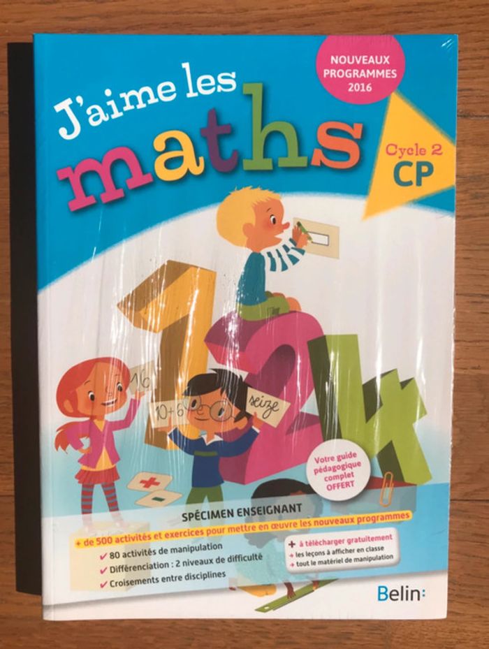 J'aime les maths CP - Fichier élève + Guide pédagogique complet - photo numéro 2