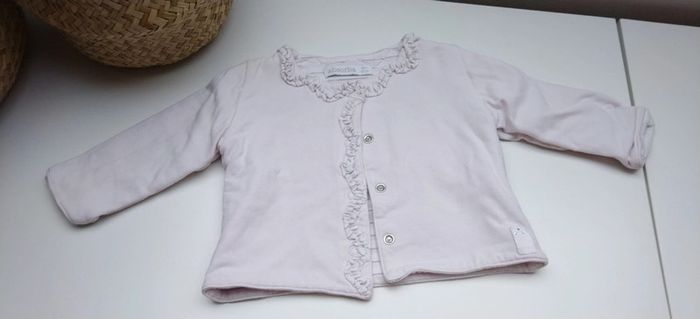 Gilet rose pâle Absorba T6M