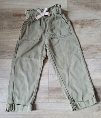 Pantalon coupe paperbag taille 4 ans